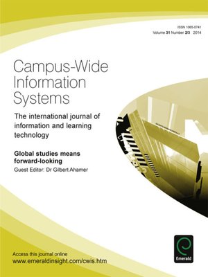cover image of Campus-Wide Information Systems, Volume 31, Issue 2 & 3